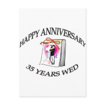 35 Year Anniversay Post Card