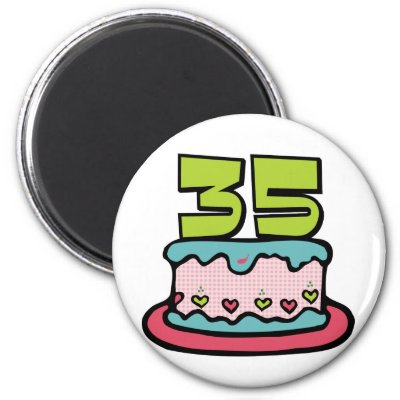 Birthday Cake 35. 35 Year Old Birthday Cake