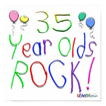35 Year Olds Rock ! posters