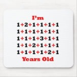 35 Years old! Blk Red Mouse Pad