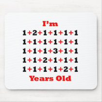 35 Years old! Blk Red Mouse Pad