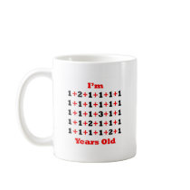 35 Years old! Blk Red Coffee Mug