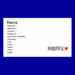 35e2b24 beautiful bright red heart business cards