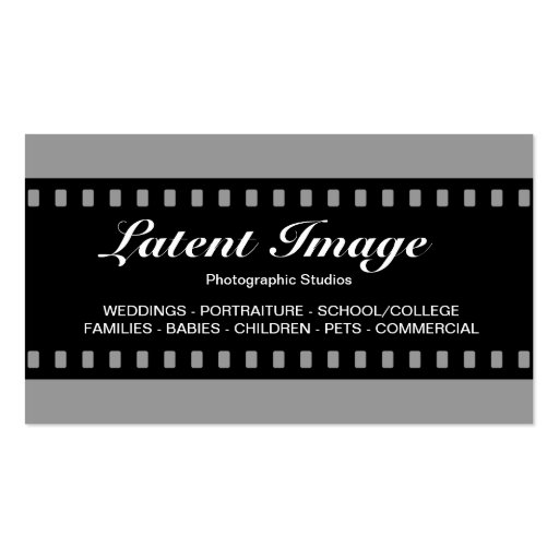 35mm Film 04 Business Card Templates (front side)