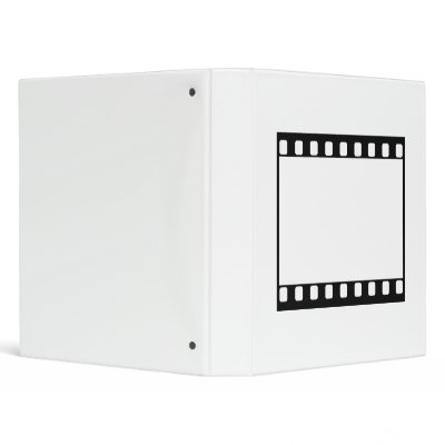 35mm Film 3 Ring Binders by prawny_black