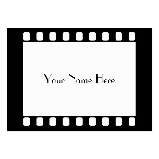 35mm Film, Your Name Here Business Card (front side)