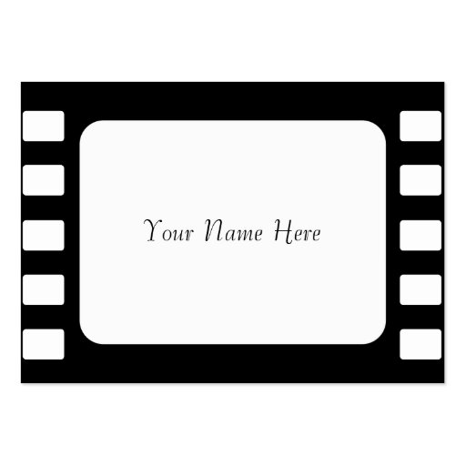 35mm Film, Your Name Here Business Cards (front side)