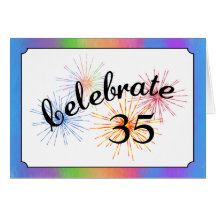35th Anniversary Celebration Greeting Cards
