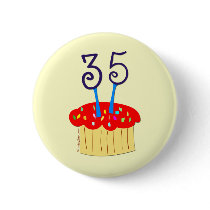 35th Birthday Button