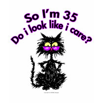 35th Birthday Cat Gifts t-shirts