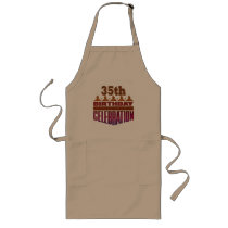35th Birthday Celebration Gifts Aprons