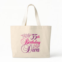 35th Birthday Diva Tote Bags