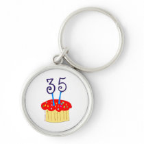 35th Birthday Key Chains
