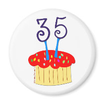 35th Birthday Magnet