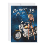 35th Birthday party Invitation