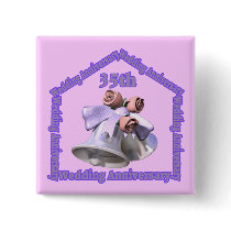 35th Wedding Anniversary Buttons by wedding_anniversary 35th Wedding Anniversary Buttons