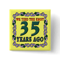 35th Wedding Anniversary Buttons by wedding_anniversary 35th Wedding Anniversary Buttons