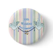 35th Wedding Anniversary Gifts Pin
