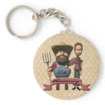 35th Wedding Anniversary Gifts Keychain