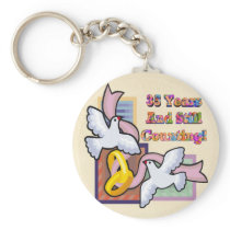 35th Wedding Anniversary Gifts Key Chain