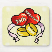 35th Wedding Anniversary Gifts Mouse Pad