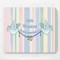 35th Wedding Anniversary Gifts Mouse Pad