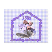 35th Wedding Anniversary Gifts Post Card