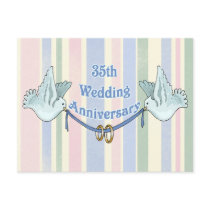 35th Wedding Anniversary Gifts Post Card