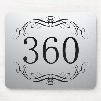 360 Area Code Mousepads by AreaCodes