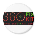 360 Fix Kit - Xbox 360 Repair, Red Light Of Death. Refrigerator Magnet