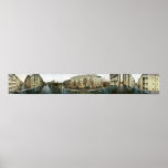 360 Panoramic Photograph of Paris Wall Art posters