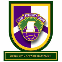 360th Civil Affairs Battalion flash Photo Cutout
