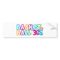 365 Basketball bumper stickers