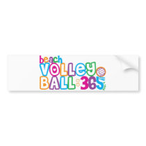 365 Beach Volleyball bumper stickers