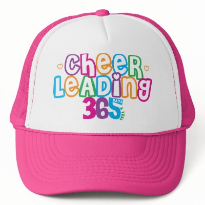 365 Cheerleading Trucker Hats by truetomboy