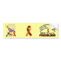 365 DAY Disease  CURE MS = priceless Bumper Sticker