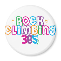 365 Rock Climbing Magnet
