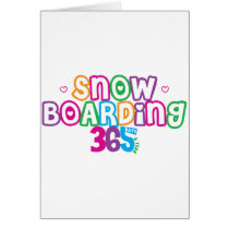365 Snow Boarding Card