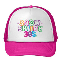 365 Snow Skiing Trucker Hats
