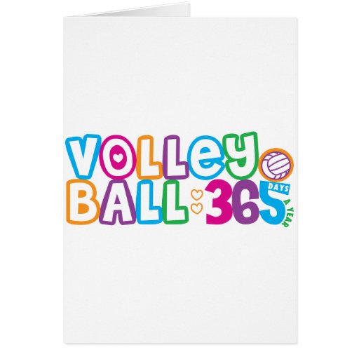365 Volleyball Greeting Cards