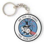 366th TFW  G un Fighter Keychain