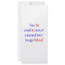36 never gone blind rack card template
