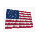 36-star flag, Global pattern Post Card