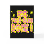 36 Year Olds Rock! (Pink) Greeting Card