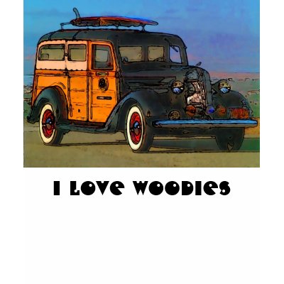36dodge, I Love Woodies T-shirt by talonrs