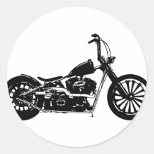374 Chopper Bike Sticker