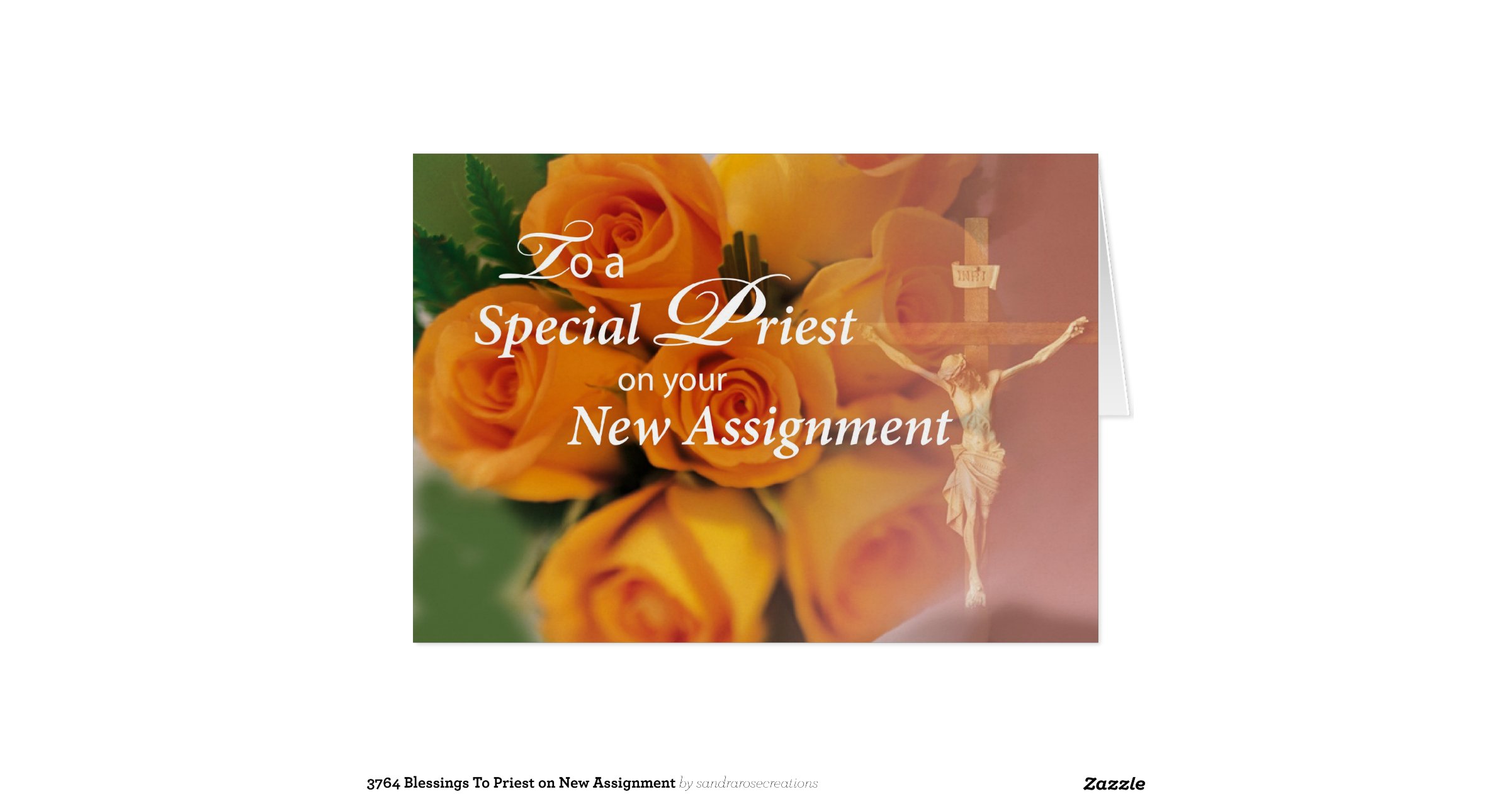 priest blessings assignment card