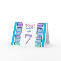 37 47 57 67 77 87 97 Years Young!  Happy Birthday Greeting Cards