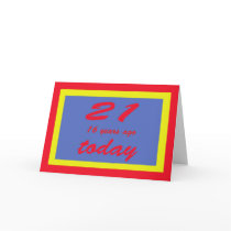 37 birthday greeting card