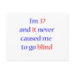 37 never gone blind postcard